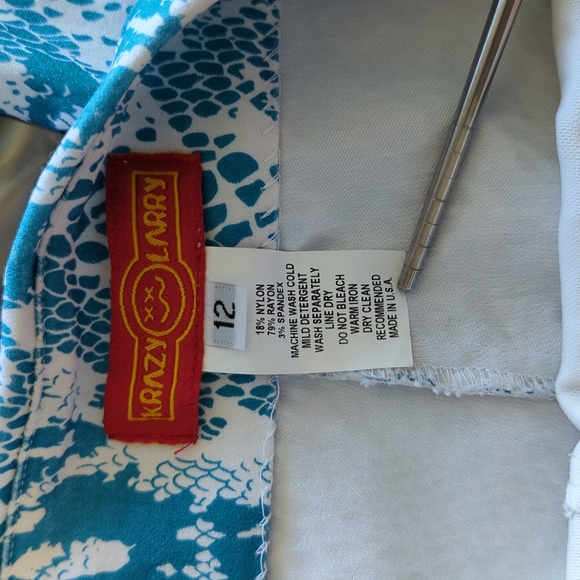 KRAZY LARRY Reptile Print Pull-On Skinny Legging Size 12 - Picture 6 of 13